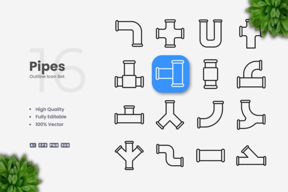 Pipes Graphics for Crafters