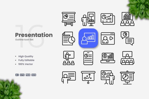 Presentation Icons Graphics