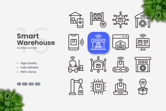 Smart Warehouse Icons