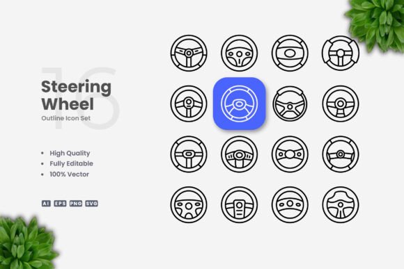 Steering Wheel Icons