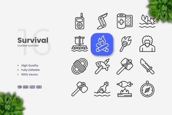 Survival Icons: A Graphic Designer’s Perspective