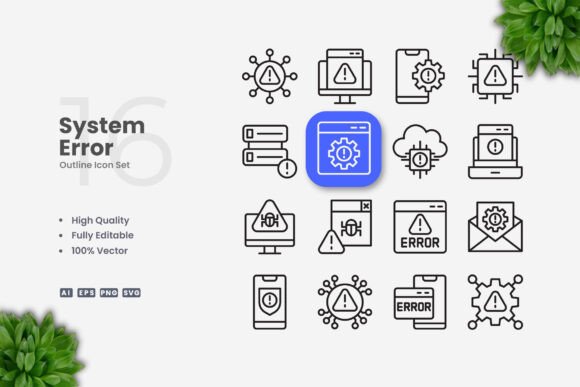 System Error Icons: A Graphic Designer’s Perspective