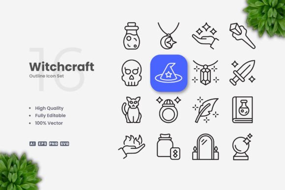 Witchcraft Graphics: A Designer’s Take on Modern Icon Design